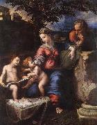 RAFFAELLO Sanzio Holy Family below the Oak painting